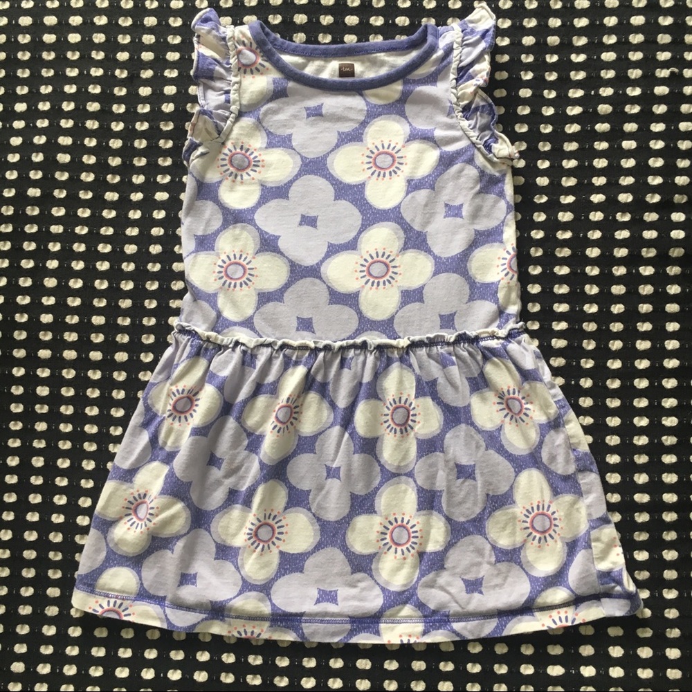 Tea Collection Floral Dress Girls Size 4